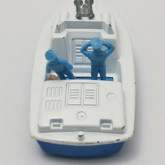 Matchbox N°52 POLICE LAUNGH 1976 BLUE/WHITE - Picture 4 of 6